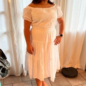 Tommy Hilfiger bright white cotton dress